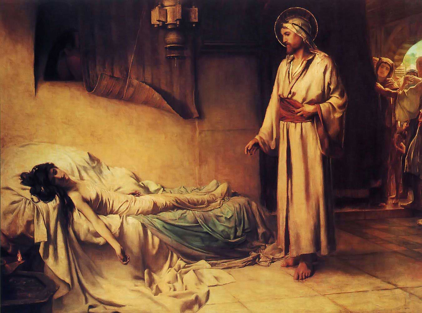 George Percy Jacomb-Hood, Uskrisenje Jairove kćeri George Percy Jacomb-Hood, Uskrisenje Jairove kćeri