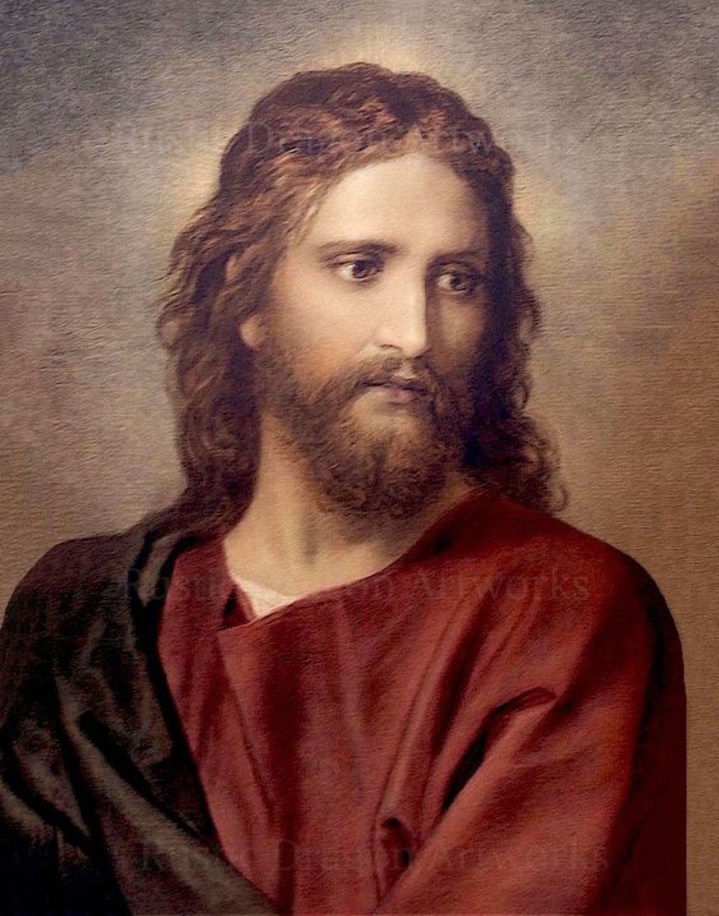 Heinrich Hofmann, Magister Iesus (Krist i bogati mladić, 1889. Riverside Church, New York)